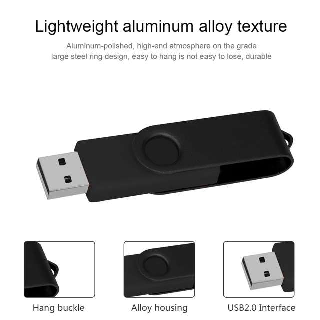 Флэш-накопитель Usb 2.0, 4 ГБ, 8 ГБ, 16 ГБ, флэш-накопитель, 32 Гб, USB-накопитель, 64 ГБ, USB-металлический флэш-накопитель Memoria Usb 4