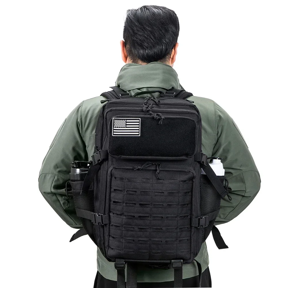 25L/45L Tactical Backpack for Men and Women Pack Bag Small School Rucksack with Bottle Holder Hiking Backpacks camping equipment