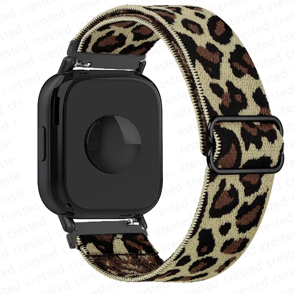 Breathable Adjustable Elastic Nylon Smartwatch Strap Bracelet