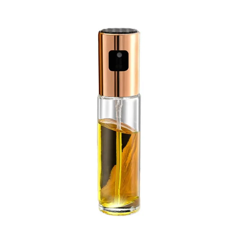 Oil Spray Kitchen Oil Bottle Glass Press Type Barbecue Olive Atomization