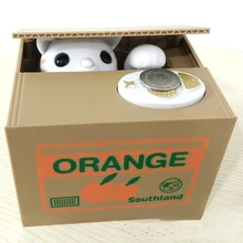

Children Toys Electric Piggy Bank Panda Cat Stealing Coins Storage Automatic Coin Box Strange Toys Boys and Girls Birthday Gifts