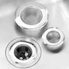Kitchen Sink Filter Stainless Steel Mesh Sink Strainer Filter Bathroom Sink Strainer Drain Hole Filter Sewer Screen Strainers 4