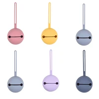 Baby Silicone Pacifier Box Baby Soft BPA Free Smile Pacifier Holder Soother Container Box Newborn Mulitifunctional Pacifier Bag 1