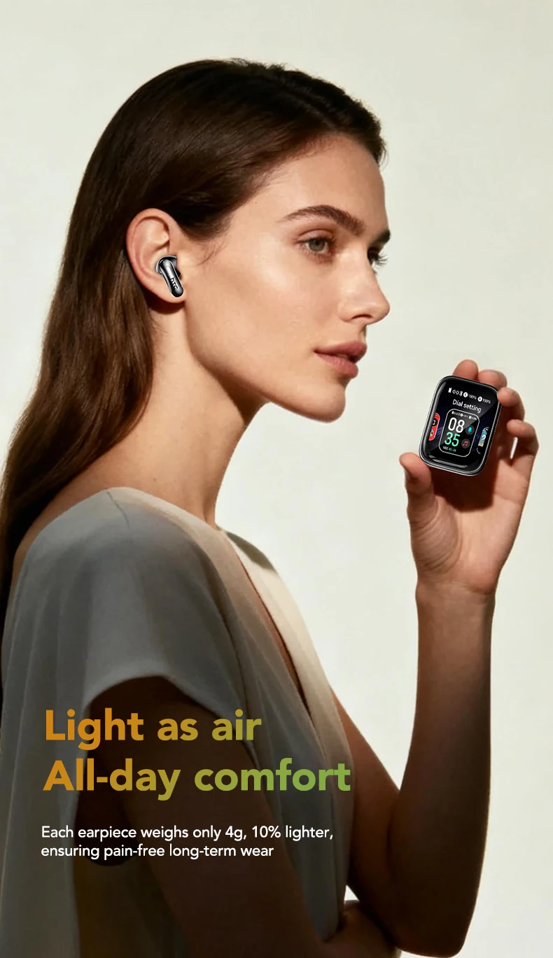 Bluetooth 6.0 Übersetzer Ohrhörer Mit Ki Für 134 Sprachen_voghion.com