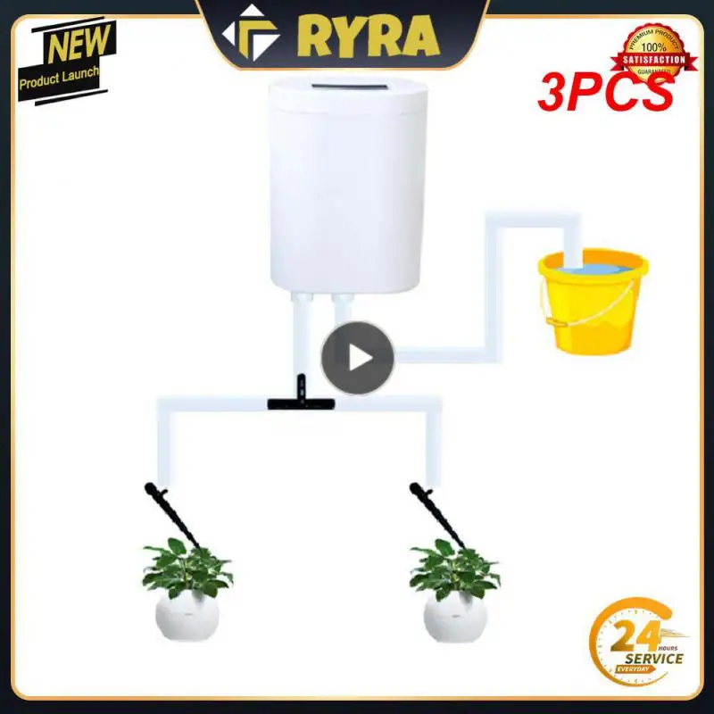 

3PCS Pump Automatic Drip Irrigation System Greenhouse Watering Timer Garden Water Pump Controller Potted Plant Watering Device