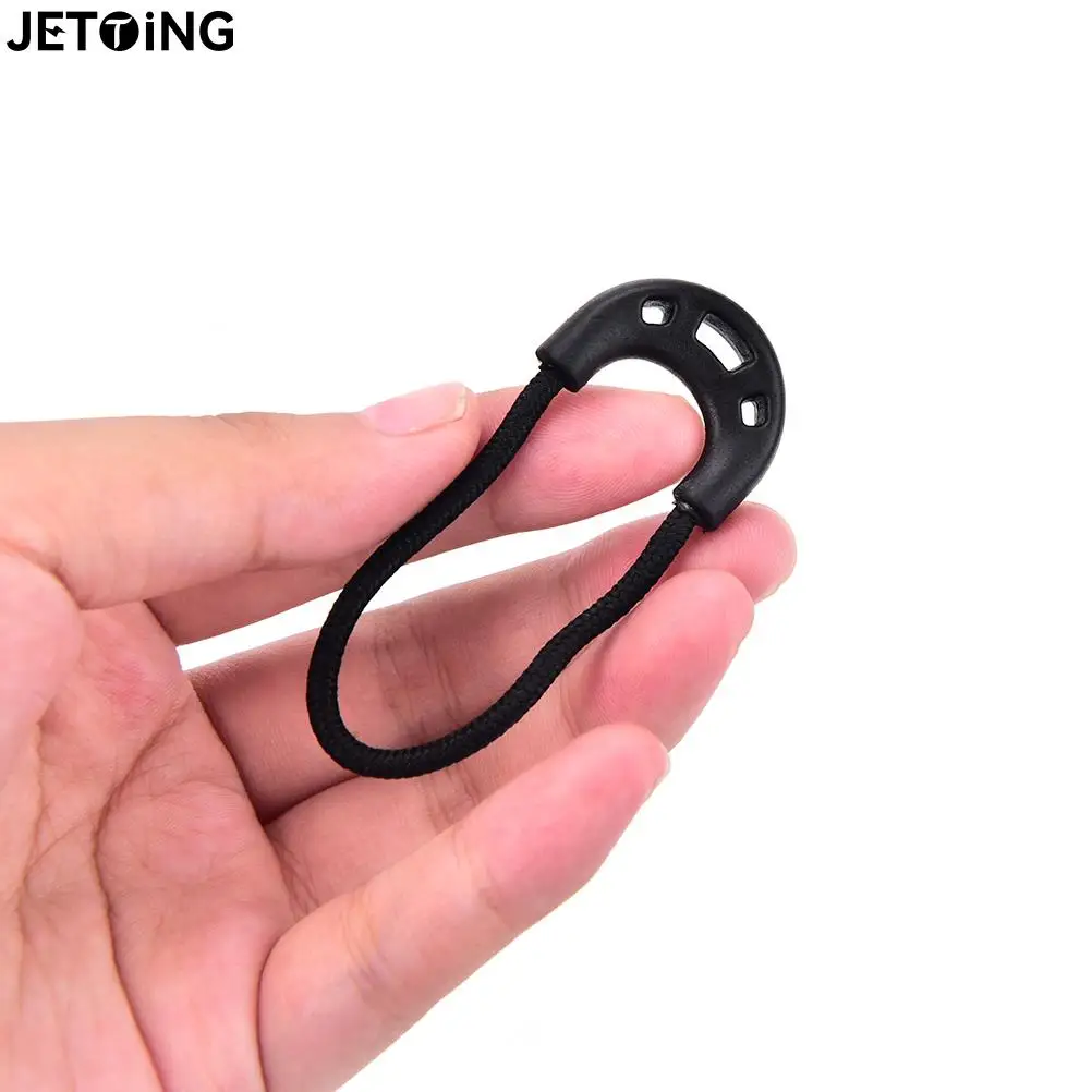 

10Pcs EDC Zipper Pulls Cord Rope For Outdoor Travel Clothing Backpack Accessories Black 19g