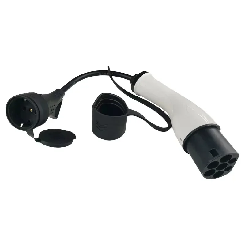 16A 3.5kw Type2 to Schuko Adapter Mennekes Type 2 to European Domestic Socket for Electric Scooters E-Bikes