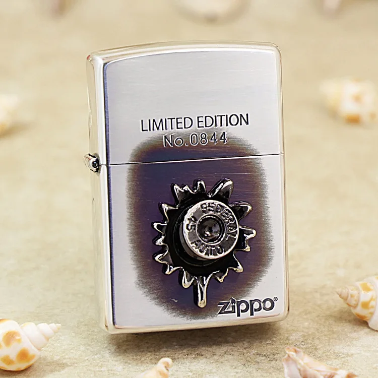 

Сигаретная Зажигалка Zippo, медная ветрозащитная керосиновая зажигалка, подарок, защита от подделки