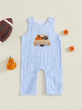 “If it Fall, It’s Footfall Y’all” Gingham Baby One-Piece 1