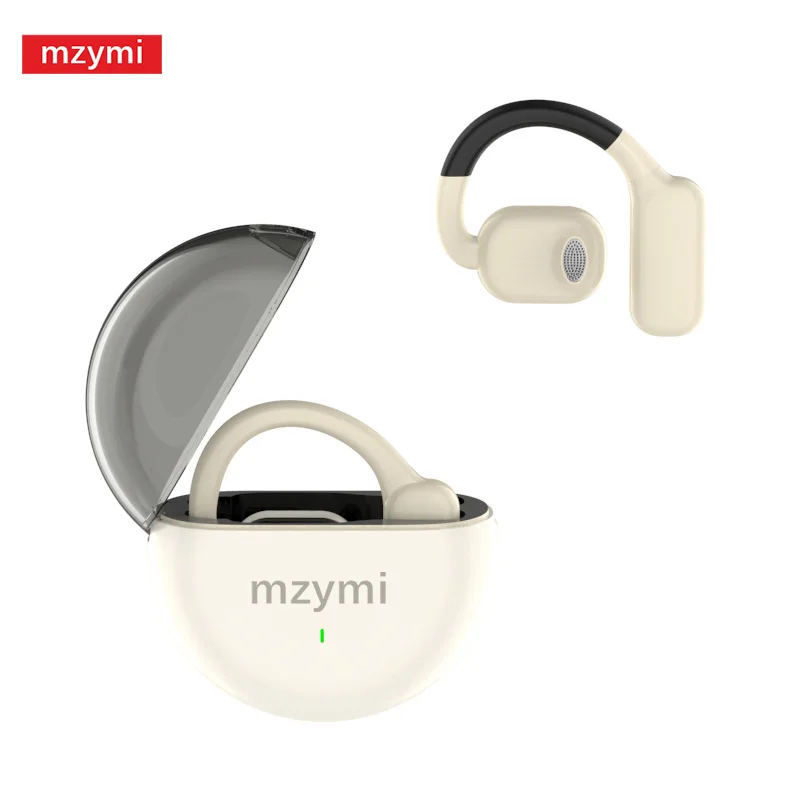 mzymi Bluetooth 5.3 ヘッドフォン G122 イヤーフック TWS ワイヤレス