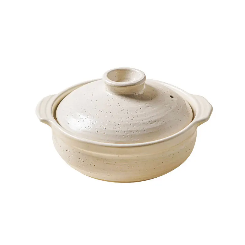 Japanese Style Ceramic Casserole Little Pan Rice One Person Soup Casserole Rice Noodles Pot