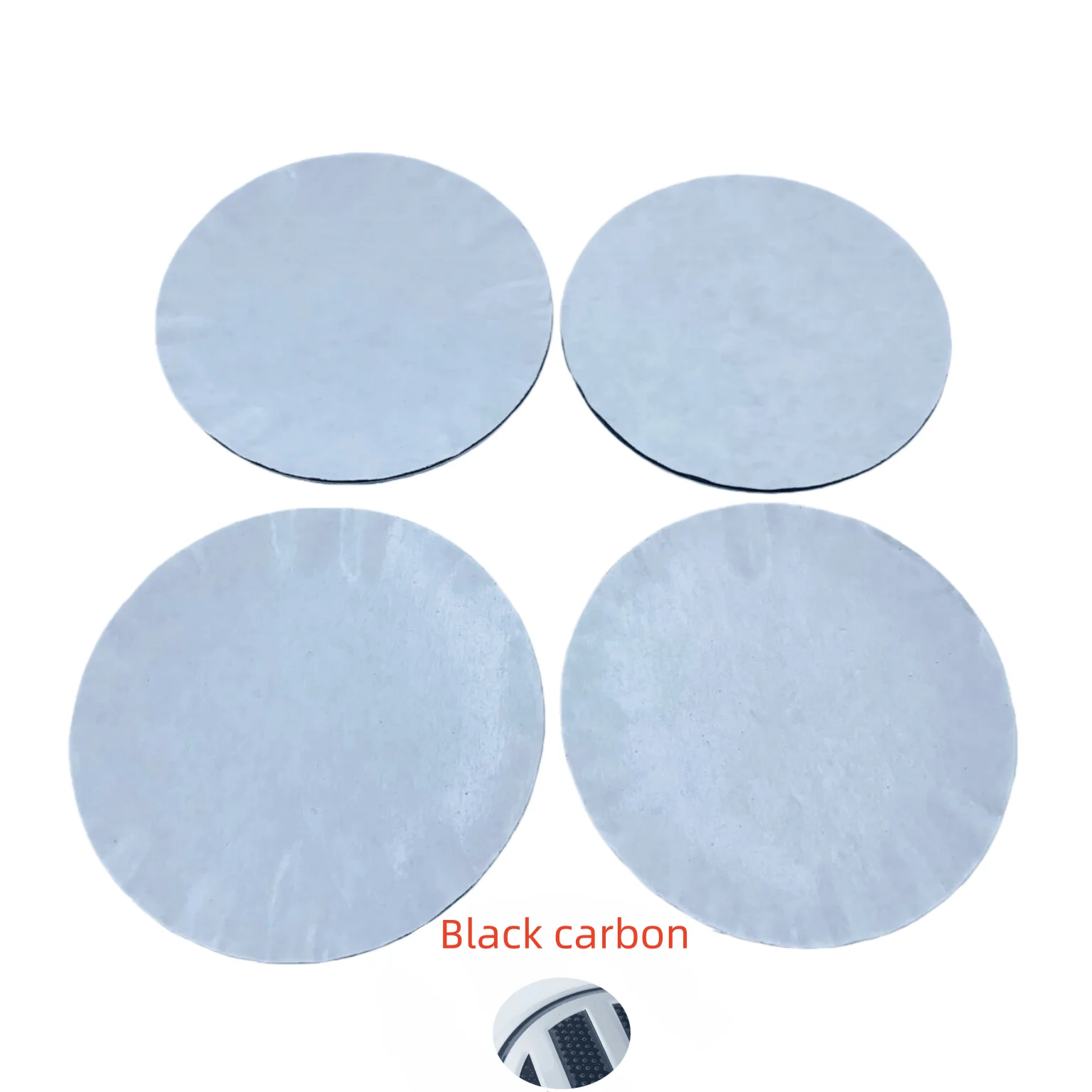 10PCS Full Black Wheel Center Caps Hub Covers - Car Styling Accessories
