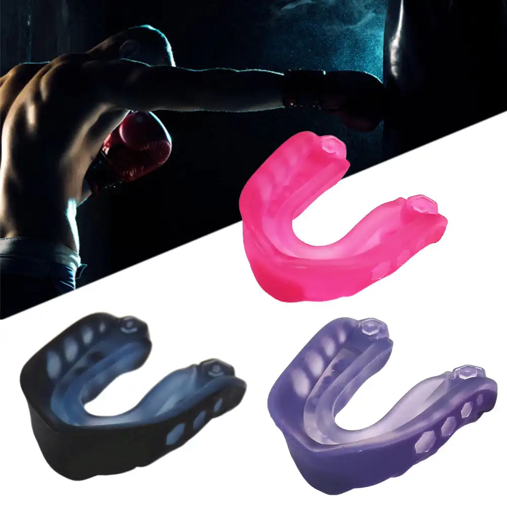 1 pezzo Gel Max Paradenti Professionale Paradenti Morbido Protezione per Ossa per Calcio Boxe MMA Tutti gli Sport di Contatto_voghion.com