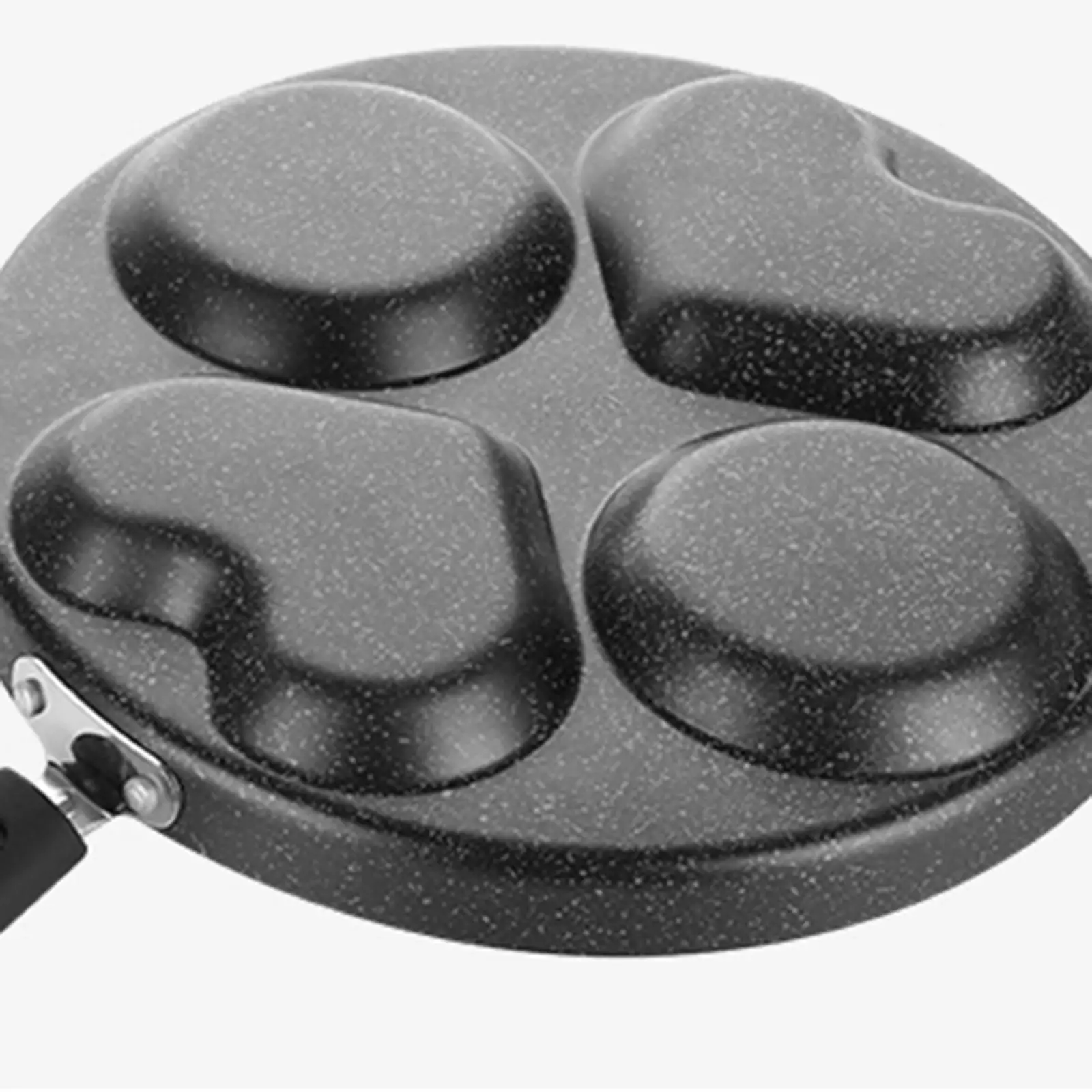 4 Hole Egg Frying Pan Non Stick Aluminum Alloy Medical Stone Coating Pancake Maker for Hotel Restaurants Kitchen Household