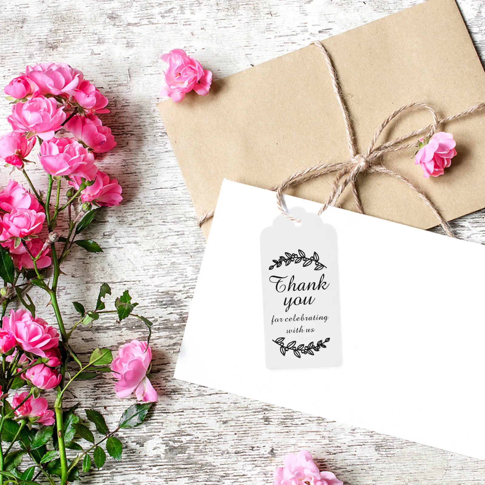1 세트 크래프트 종이 웨딩 선물 태그 감사합니다 장식 라벨 포장 태그 병 상자 코트 파티 선물 장식