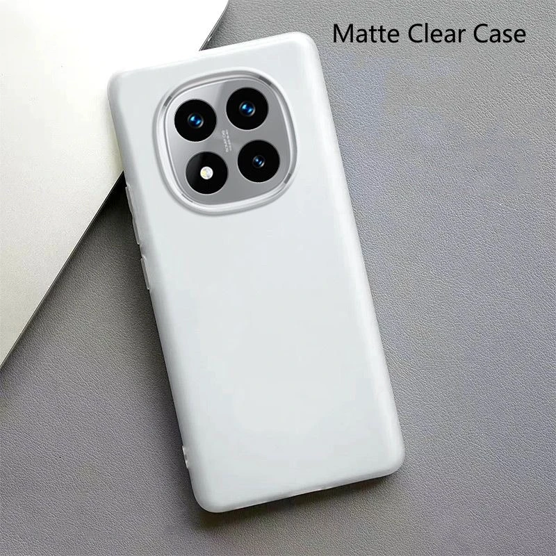 Matte Clear TPU Silicone Slim Phone Case – Soft Protective Cover