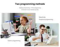 Microbit-Voiture Robot Intelligente V2, Kit de Tournesol Électronique, Ensembles STEM Dos pour Enfants, Codage et Pigments, ApprentiCumbria 4