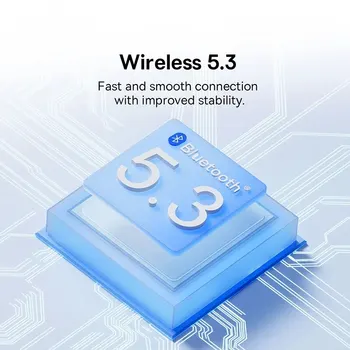 Baseus Bowie EZ10 TWS Earphone Bluetooth 5.3 Wireless Headphone Fast Charge Mini in Ear Earbuds Sports Headset 0.06s Low Latency 6