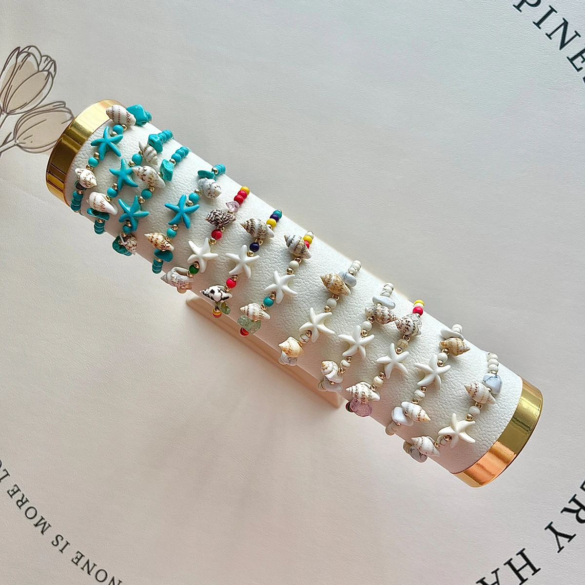 The Malibu Reef Adjustable Shell Bracelets Sa3dd293b4e154ba3a890660708fdb8ea4