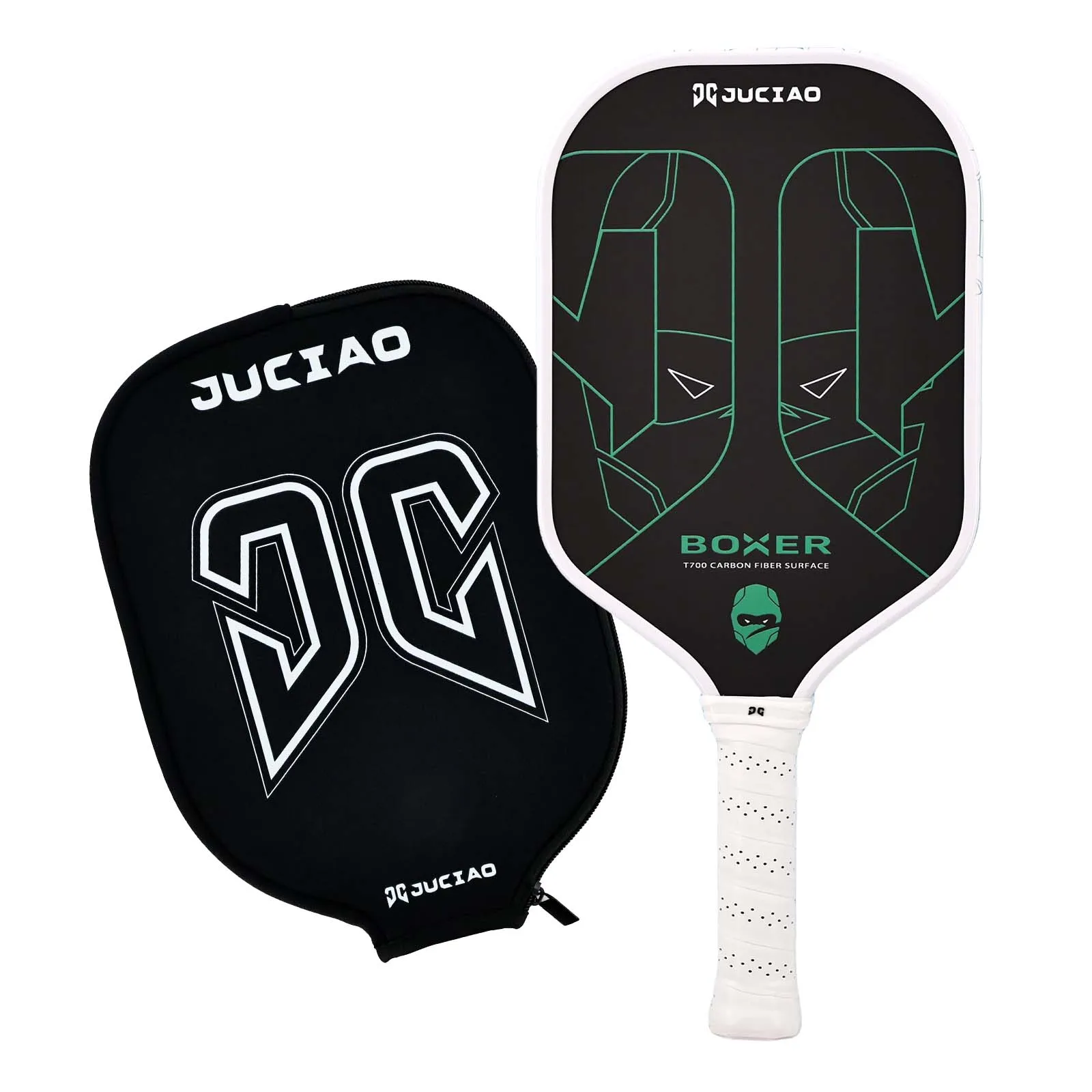 ピックルボール パドル JUCIAO 3KRaw Carbon Fiber 白 JUCiAO