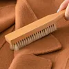 Wooden Pighair Coat Cleaning Cloth Dedusting fuzz remover With Long Handle Custom Logo Multifunctional Clothes care 6