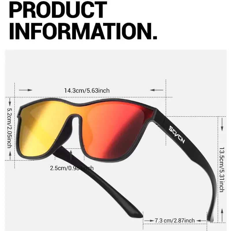 SCVCN Photochromic Cycling Glasses Woman Sunglasses Polarized Fishing Glasses Accessories UV400 Bike Men Sports Hiking Eyewear