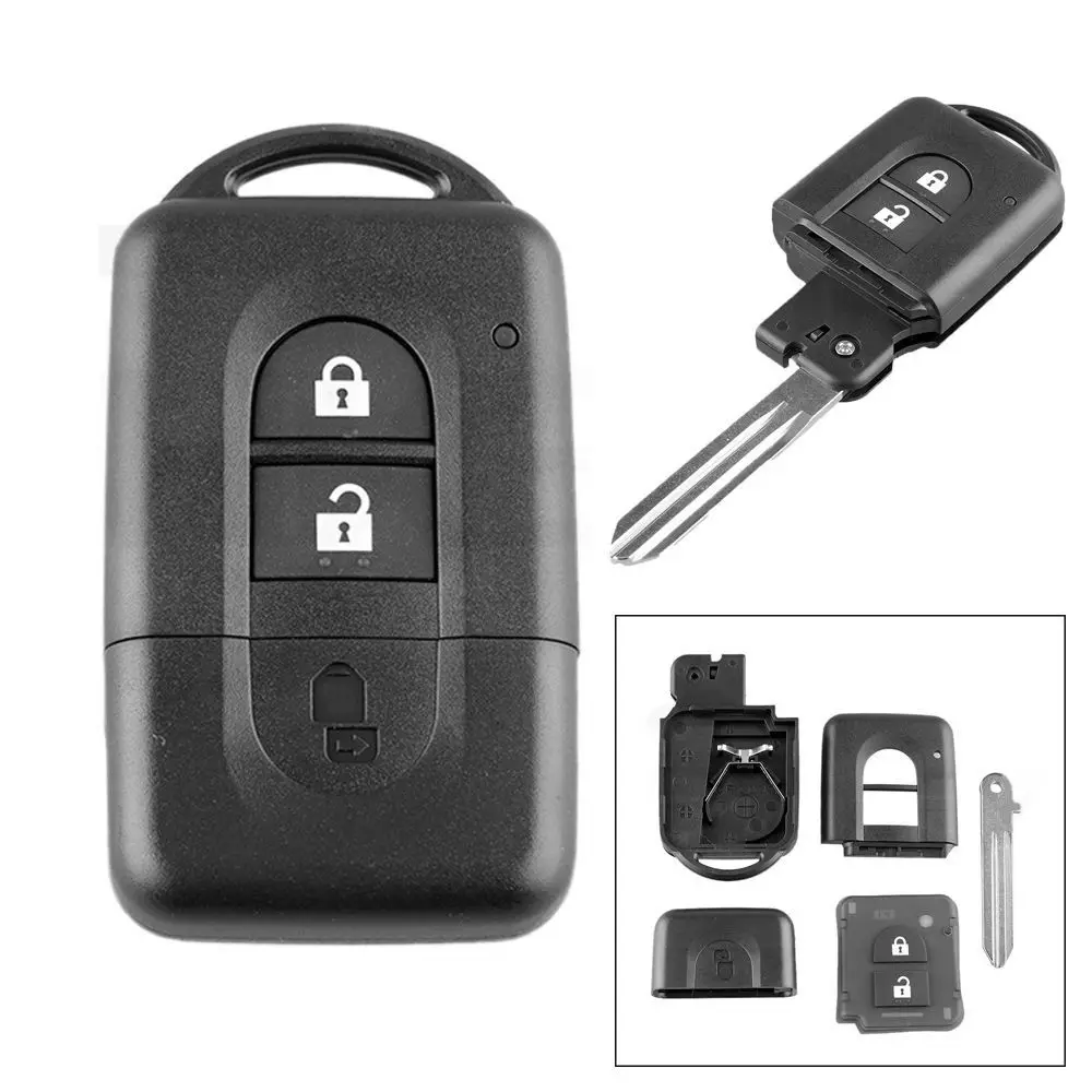 

Easy to Use Replacement Durable 2 Button Remote Key fob Remote Car Key Car Remote Key Shell Key Shell Case