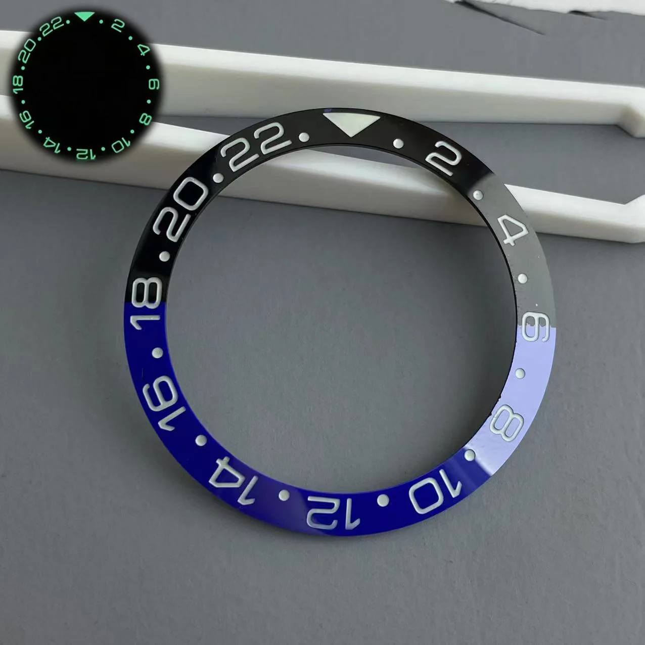 38mm315mmhighqualityCeramicluminousbevelbezelBezelInsertFit