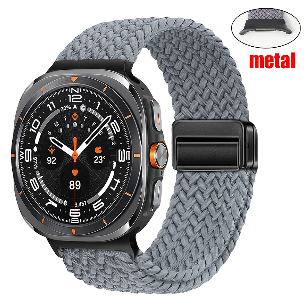 Magnetic Nylon Braided Wrist Strap Bracelet