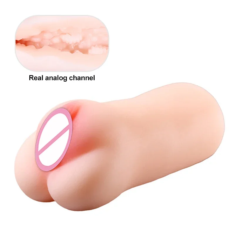 Realistic Vagina Deep Throat Artificial Pussy Anal Anus Oral Male Masturbator Blowjob Masturbation Cup Sex Toys For Men Adults male masturbator,anal sex toys