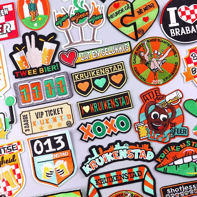 Carnival Embroidery Applique Patch - Sew-On Emblem for Clothing and DIY Crafts