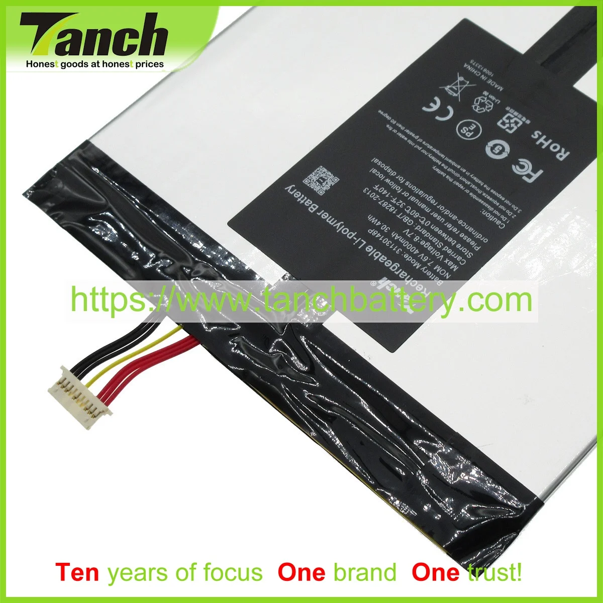 

Аккумуляторы Tanch для ноутбуков CHUWI 31130148P UBook CWI509, 7,6 В, 2 ячейки