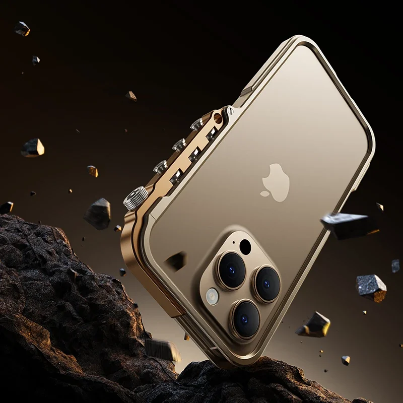 Premium Armor Aluminum Metal Bumper Frame Case - Hard Cover Accessory