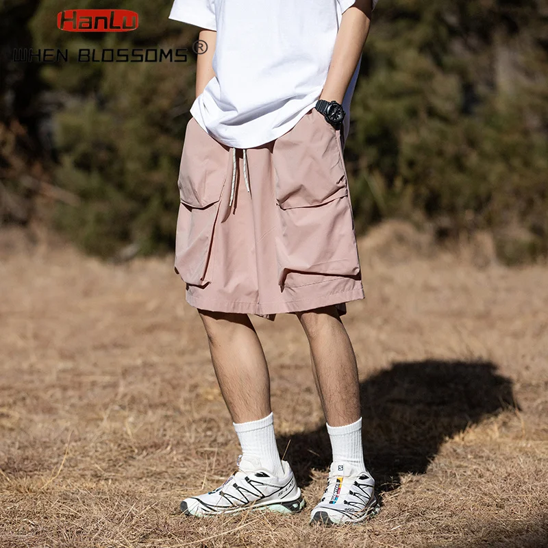 Men's Summer New 3D Pocket Design Workwear Shorts, Men's Fashion Brand Loose Casual Outdoor Quick Drying Shorts