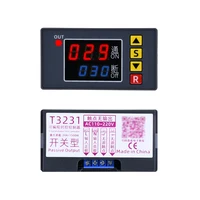 AC 110V 220V 12V Digital Time Delay Relay Dual LED Display Cycle Timer Control Switch Adjustable Timing Relay Time Delay Switch 2