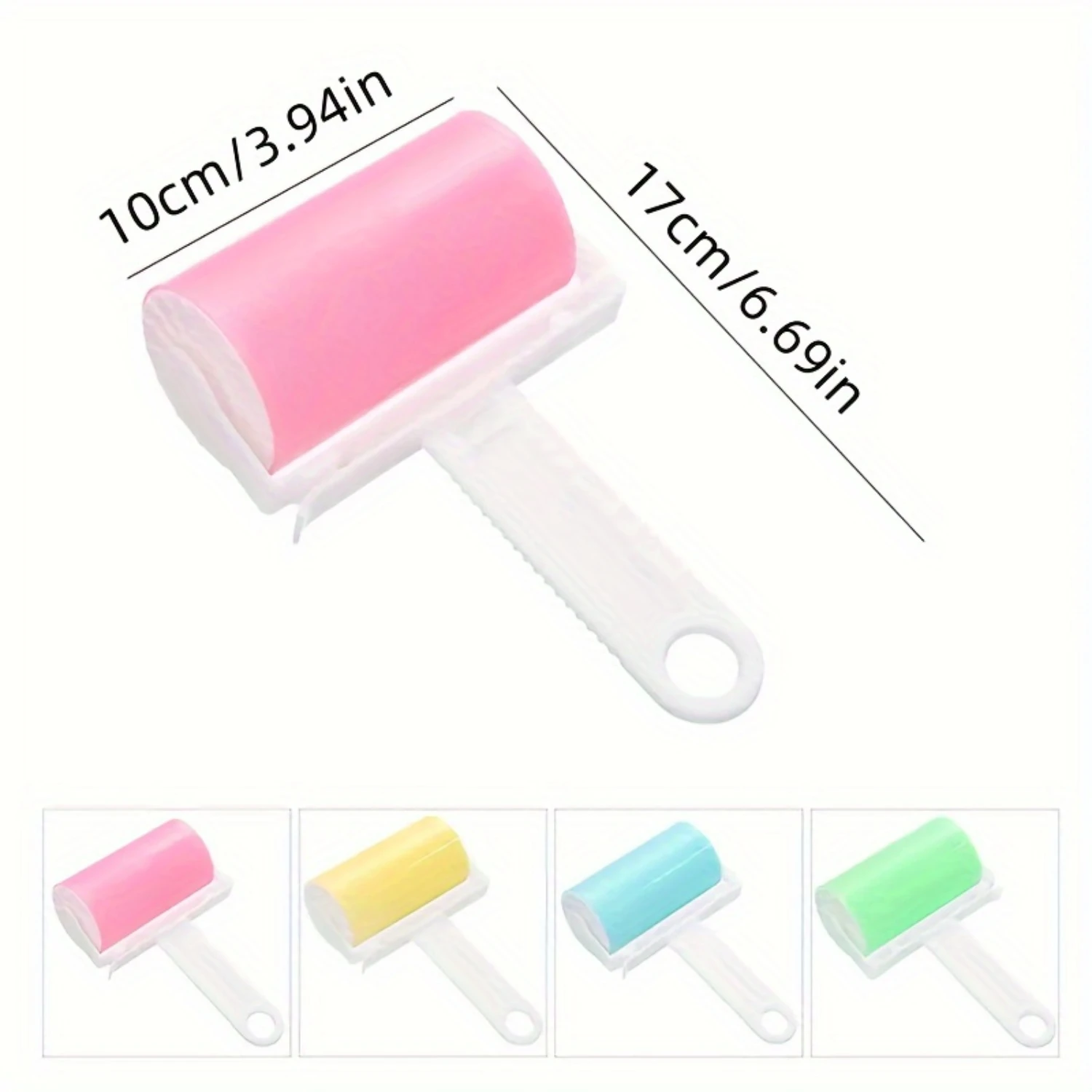 10pcs Sticky Hair Roller/Hand Held Carpet Roller, Washable Reusable Roller for Pet Hair Super Sticky, Dog Roller, Removes P