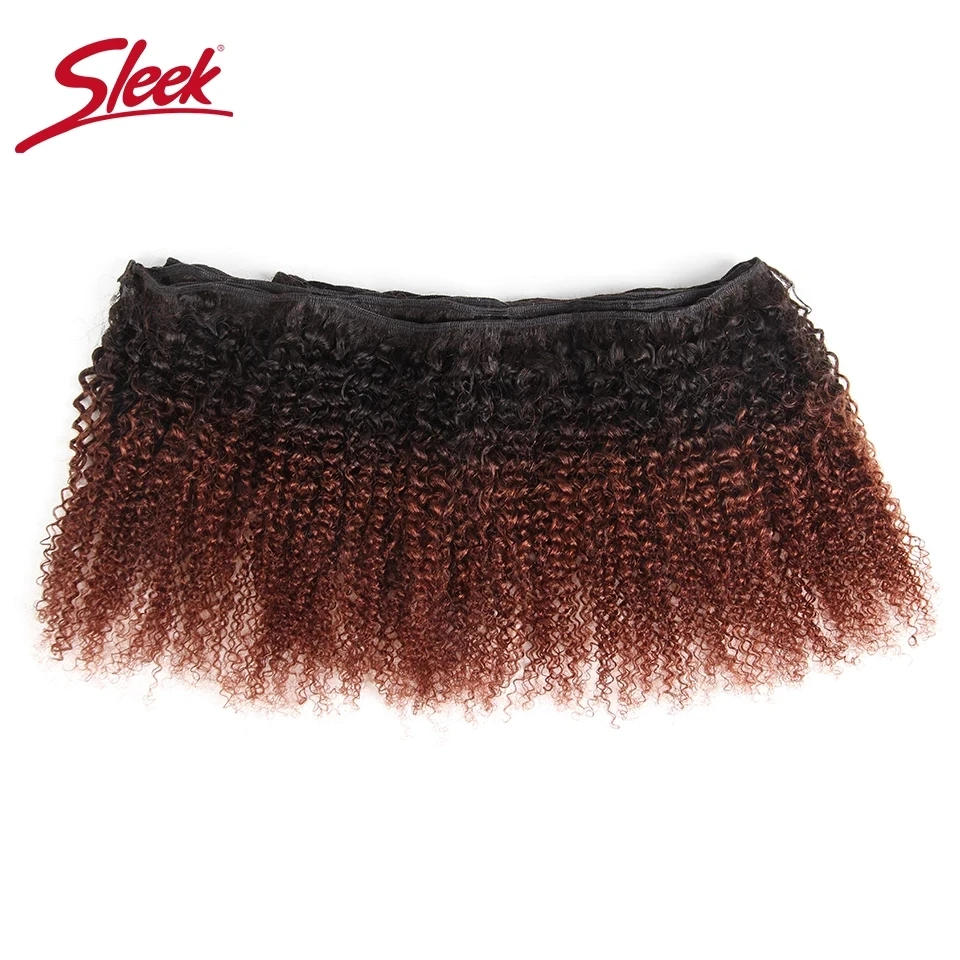 Sleek Afro Kinky Curly Weave Ombre T1b/Purple T1B/99J T1b/Blue T1B/99J Double Drawn Remy Mongolian Human Hair Bunldes human hair extensions human hair bundles human hair bulk