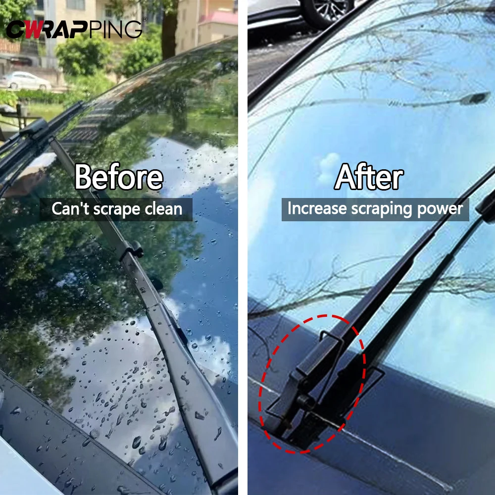 Universal Car Wiper Booster Springs tergicristallo Assisters Car Wiper Arm Booster protettori Smart Booster Springs accessori per camion per auto - Image 4
