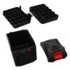 10/15/20 Cores Plastic Li-ion Battery Case Storage Box Shell PCB Charging Board Shell Box Protective Plate Sleeve Power Tool 4