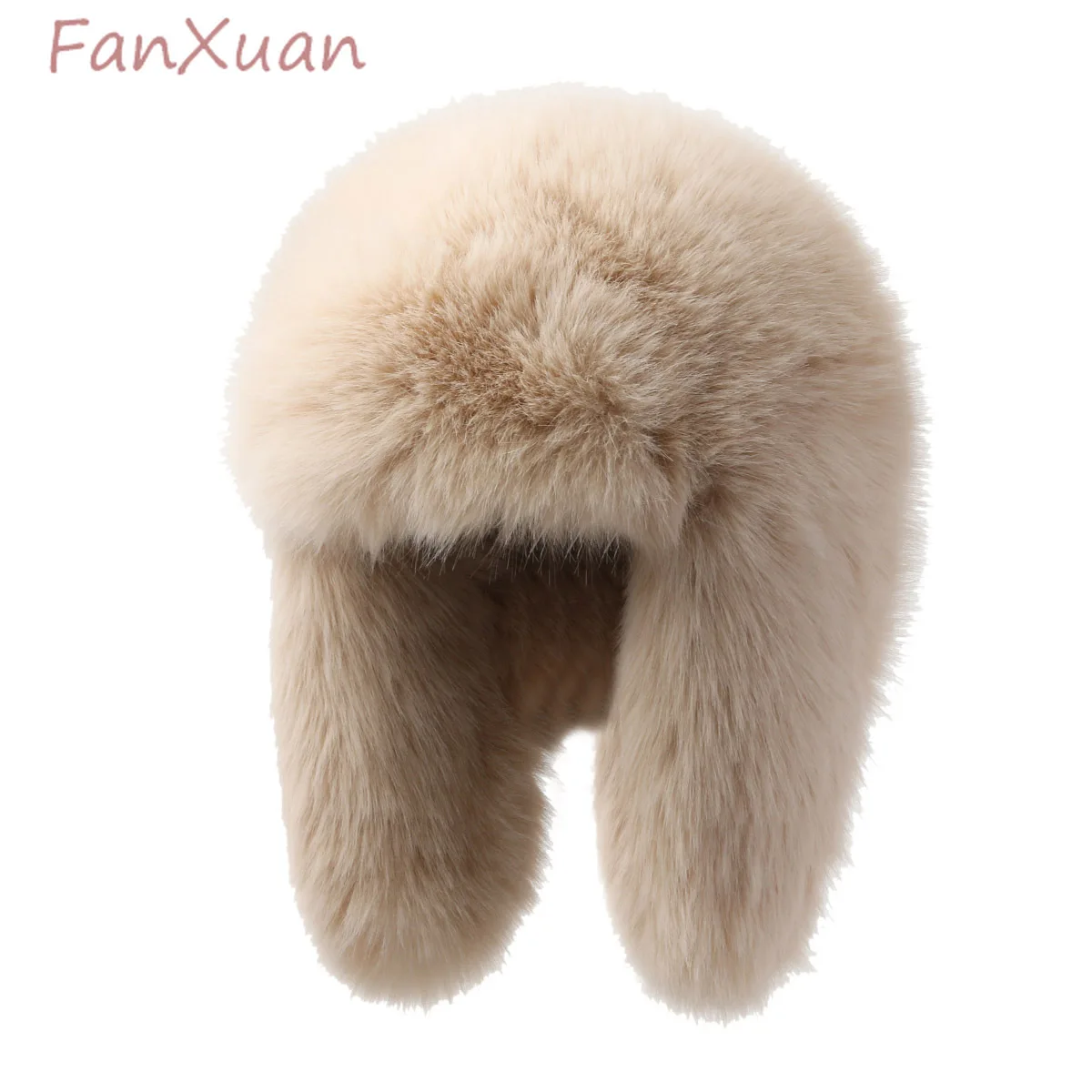 Cappello Trapper Invernale Per Donna Con Paraorecchie – Lavorato A Maglia, Fodera In Pelliccia Sintetica, Antivento, Taglia M (56-58 Cm)