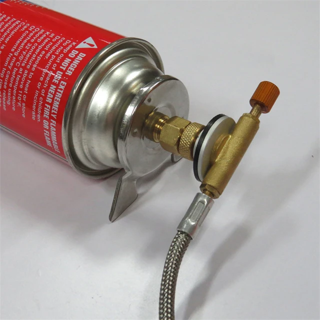 Adaptateur De Réchaud De Camping En Plein Air, Valve De Commutation  Polyvalente, Accessoires Connecteur Aux Cylindres De Gpl, Réservoir De Gaz  Liquéfié - Réchauds De Plein Air - AliExpress