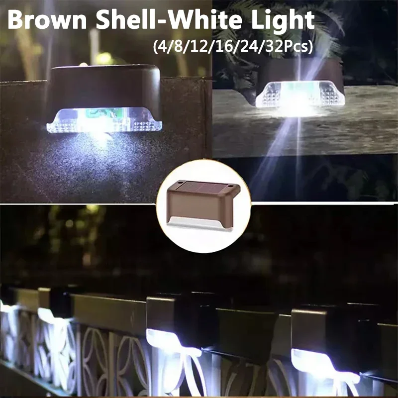 ตัวเลือกสินค้า LED Solar Step Lights 6 Sizes ประหยัดไฟ ติดตั้งง่าย สวน บันได ลานบ้าน