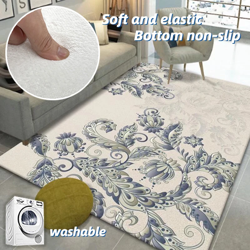 

Modern Simple Large Area Carpet Living Room 140x200cm Bedroom Decor Home Soft Mats Non-slip Lounge Coffee Table Rugs Washable