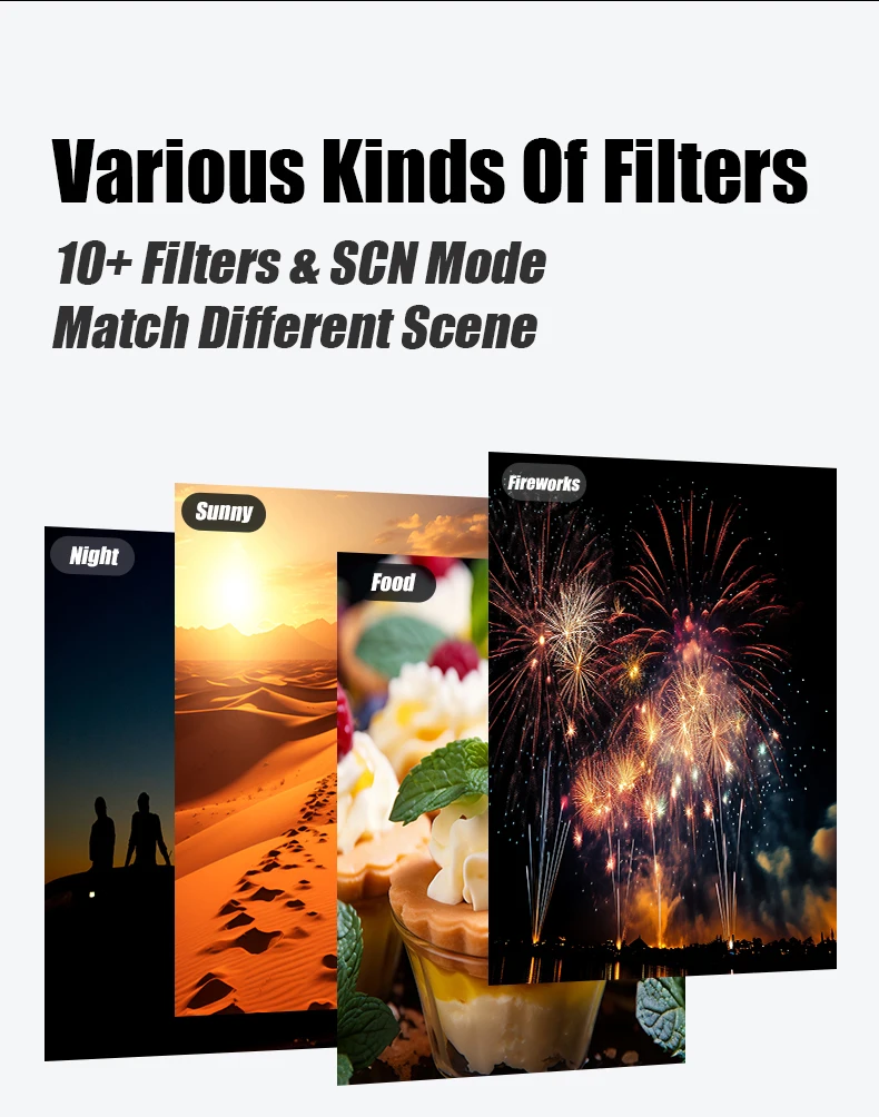 SONIDA 5K DSLR Optical Zoom HD Video Camera 3.2-inch IPS HD Touchscreen Display Digital Camera