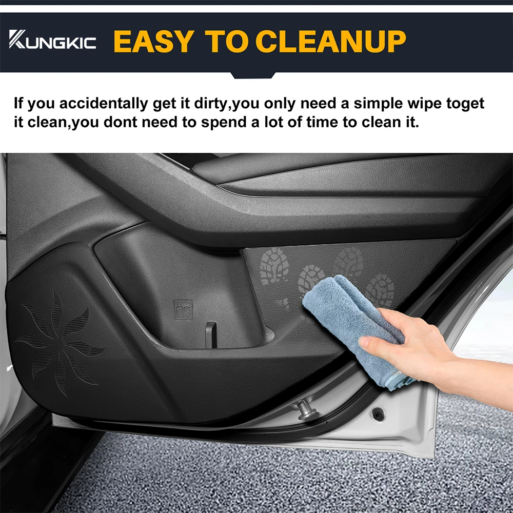 Car Door Anti Kick Pads For 2024-2025 Subaru Crosstrek - 4 Piece Set