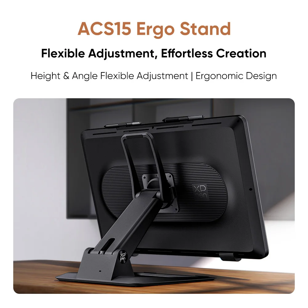 液タブスタンド XPPen ACS15 エルゴスタンド VESA XP-PEN ACS15 Ergo Stand: Ergonomically designed stand with flexible