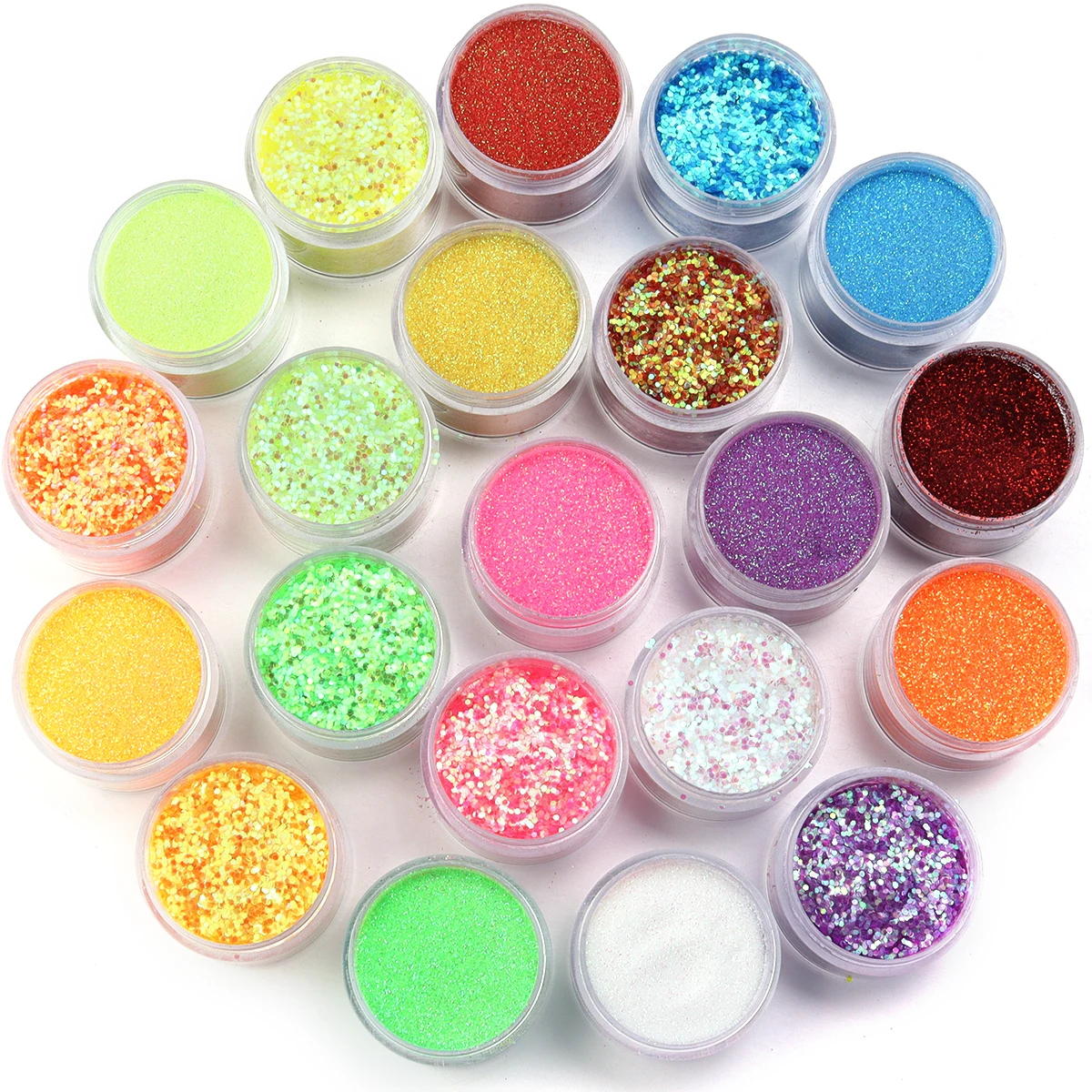 Vibrant Glitter Sprinkles for Creative DIY Makeup and Nail Art