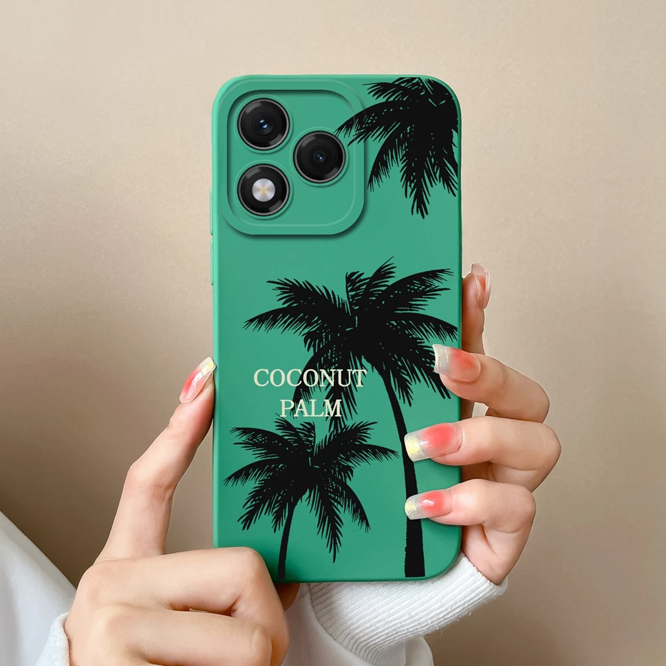Lovely Flower Star Pattern Liquid Silicone Soft Case - High Quality Back Cover