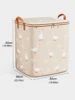 Quilt Organizer Storage Bag With Handle Portable Foldable Quilt Bag Wardrobe Clothes Storage Dustproof Organizer Large Capacity 6