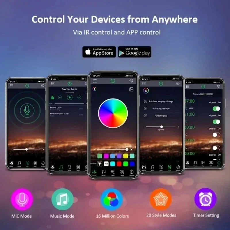 Рисунок 3 - Светодиодная лента 5050 RGB с Bluetooth